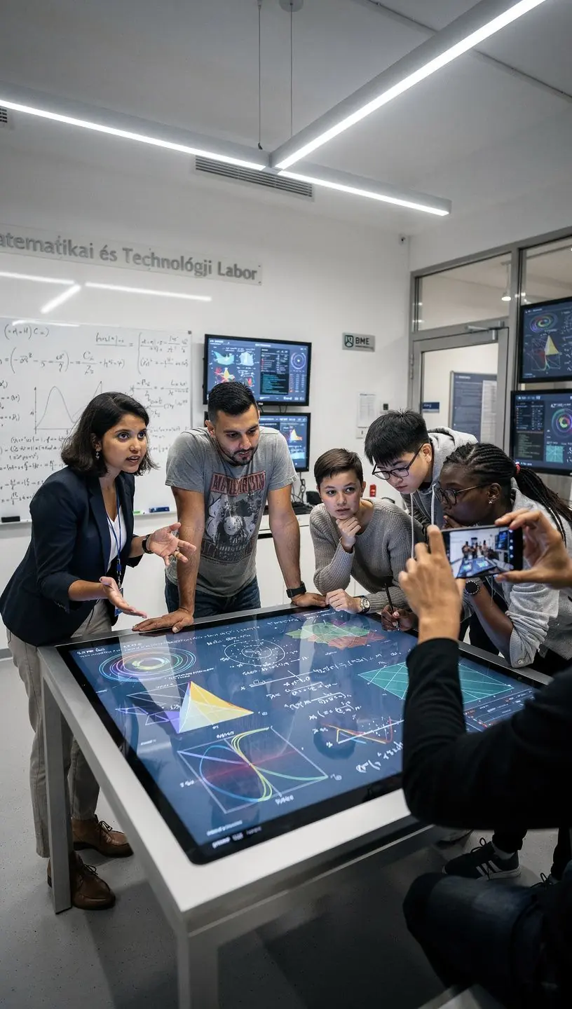 Kép egy bonyolult matematikai képletről, amely a differenciál- és integrál számítást illusztrálja.